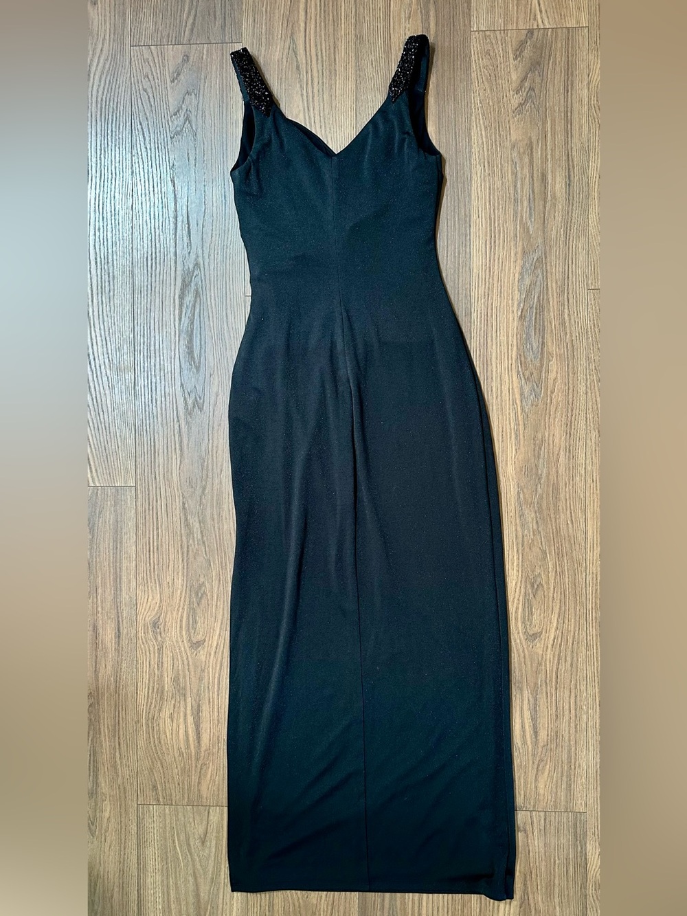Ralph Lauren Beaded Black Tie Gown - Picture 8 of 9